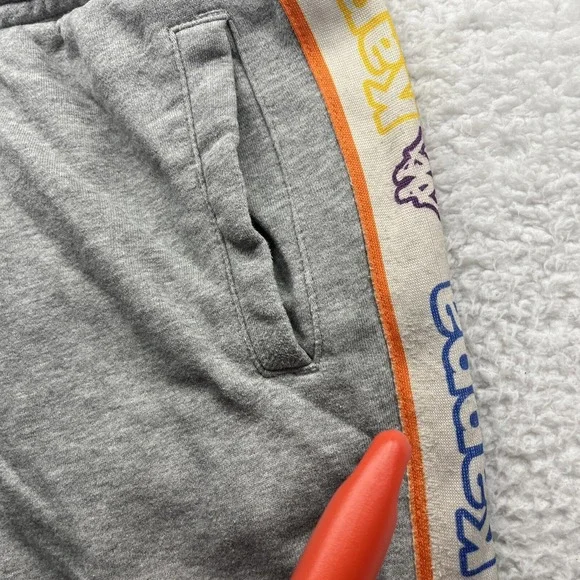 KAPPA Sweatpants Womens Small Gray Fleece Jogger Adult No Drawstring - Picture 5 of 16